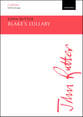 Blake's Lullaby SATB choral sheet music cover